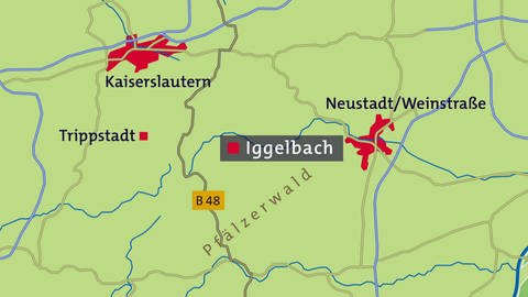 Karte Iggelbach (Foto: SWR)