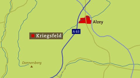 Karte Kriegsfeld (Foto: SWR)