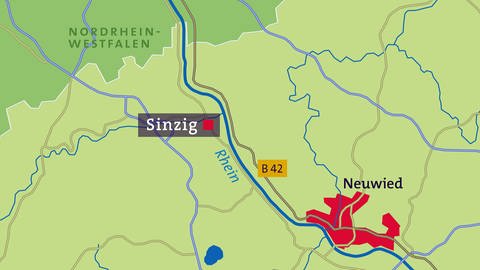Karte Sinzig (Foto: SWR)