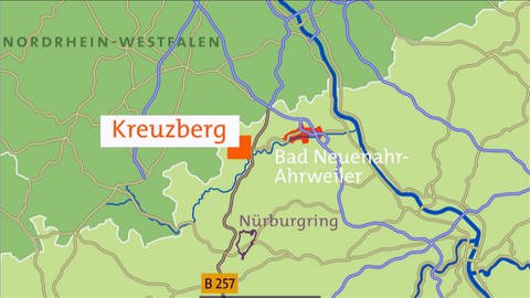Karte Kreuzberg (Foto: SWR)