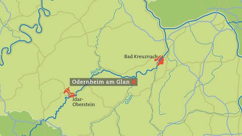 Odernheim am Glan - Karte (Foto: SWR)