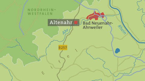 Altenahr - Karte (Foto: SWR)