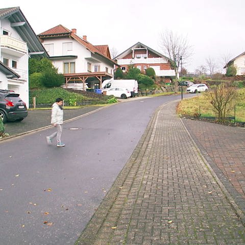 Molzhain - Die Schulstraße (Foto: SWR)
