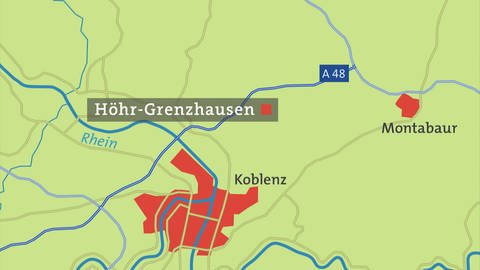 Höhr-Grenzhausen - Karte (Foto: SWR)