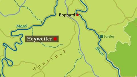 Karte Heyweiler (Foto: SWR)