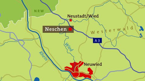 Karte Neschen (Foto: SWR)