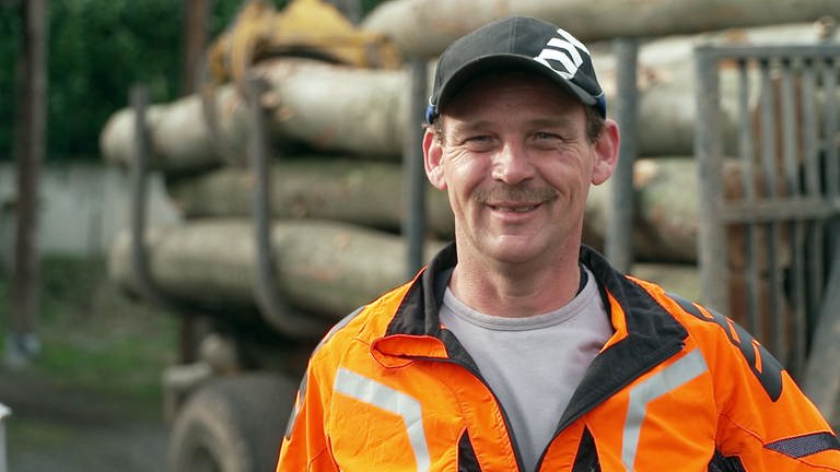 Michael Grün, Holzhändler aus Hambach (Foto: SWR)