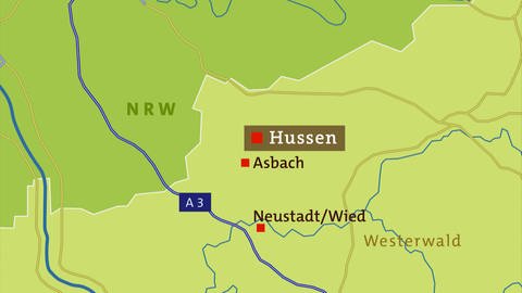 Karte Hussen  (Foto: SWR)