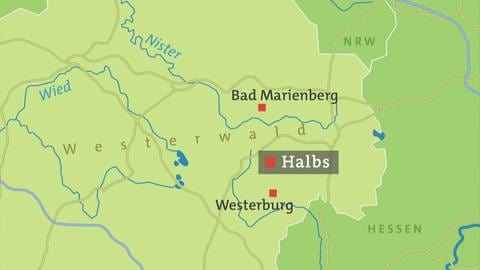Karte Halbs (Foto: SWR)