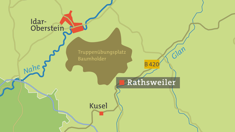 Hierzuland Rathsweiler, Kartenansicht (Foto: SWR)