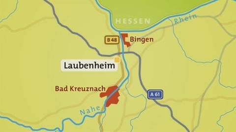 Laubenheim Karte (Foto: SWR, SWR -)