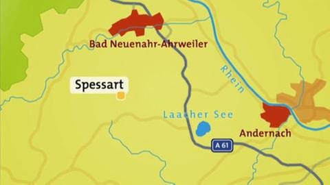 Karte Spessart (Foto: SWR, SWR -)