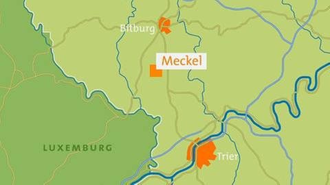 Karte von Meckel (Foto: SWR, SWR -)