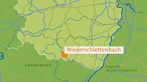 Karte von Niederschlettenbach (Foto: SWR, SWR -)