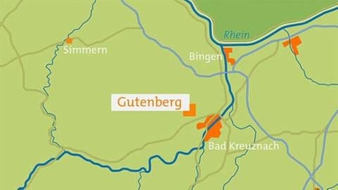 Karte Gutenberg (Foto: SWR, SWR -)
