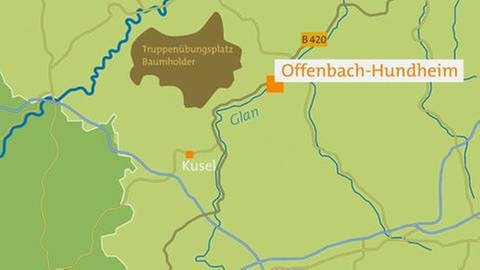 Karte Offenbach-Hundheim (Foto: SWR, SWR -)