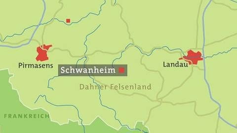 Schwanheim Karte (Foto: SWR, SWR -)