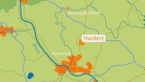 Karte von Hardert (Foto: SWR, SWR -)
