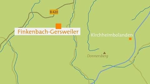 Karte von Finkenbach-Gersweiler (Foto: SWR, SWR -)
