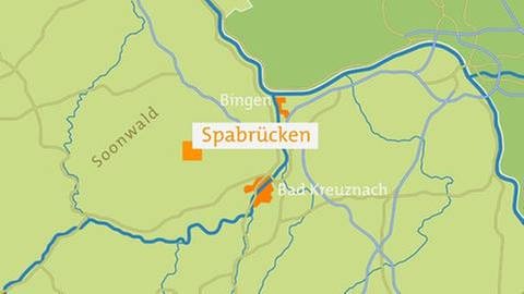 Spabrücken Karte (Foto: SWR, SWR -)