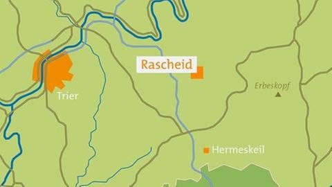 Karte von Rascheid (Foto: SWR, SWR -)