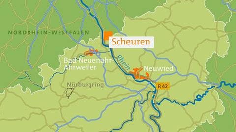 Karte von Scheuren (Foto: SWR, SWR -)