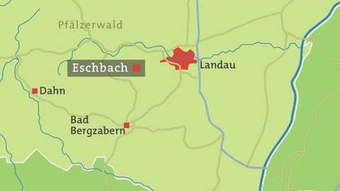 Karte von Eschbach (Foto: SWR, SWR -)