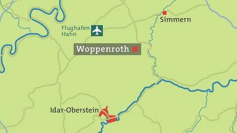 Karte von Woppenroth (Foto: SWR, SWR -)