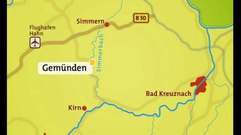 Karte von Gemünden (Foto: SWR, SWR -)