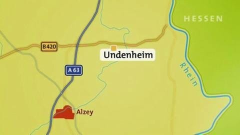 Karte von Undenheim. (Foto: SWR, SWR -)
