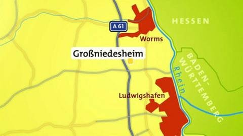 Karte von Großniedesheim (Foto: SWR, SWR -)