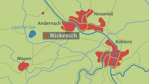 Karte von Nickenich (Foto: SWR)