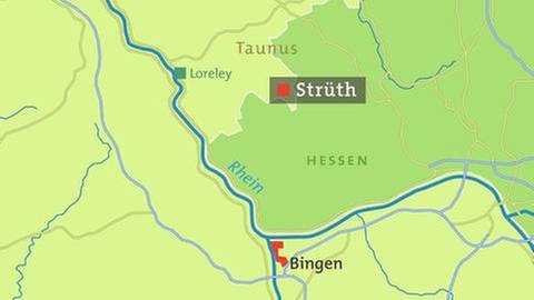 Karte von Strüth (Foto: SWR, SWR -)