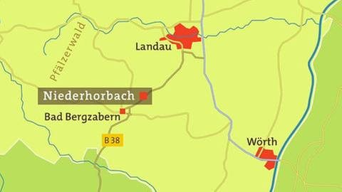 Karte von Niederhorbach (Foto: SWR, SWR -)