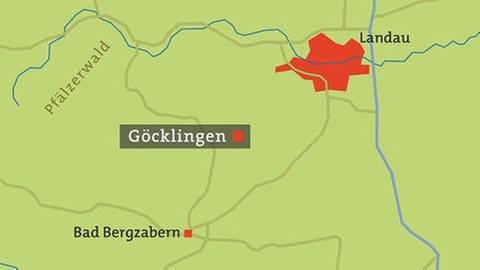 Karte von Göcklingen (Foto: SWR, SWR -)