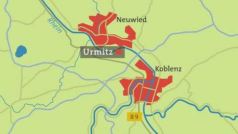 Urmitz - Karte (Foto: SWR, SWR -)