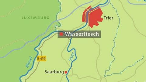 Wasserliesch - Karte (Foto: SWR, SWR -)