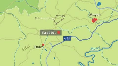 Sassen - Karte (Foto: SWR, SWR -)