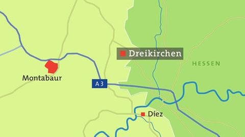 Dreikirchen - Karte (Foto: SWR, SWR -)