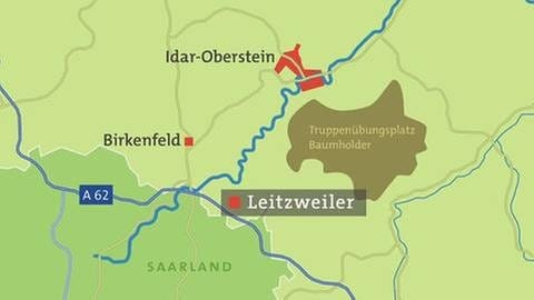 Karte von Leitzweiler (Foto: SWR, SWR -)