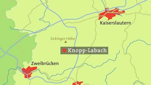 Karte von Knopp-Labach (Foto: SWR, SWR -)