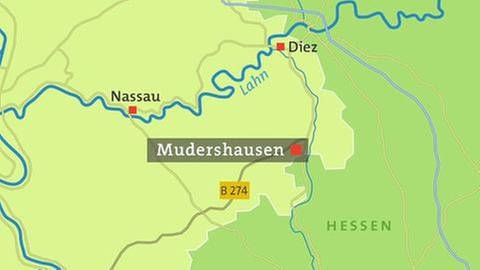 Mudershausen Karte (Foto: SWR, SWR -)