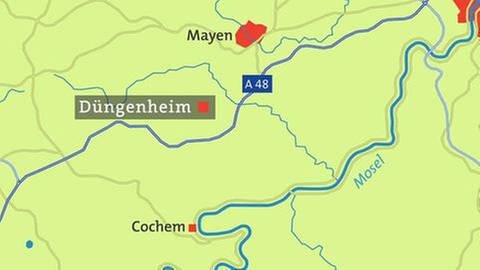 Karte von Düngenheim (Foto: SWR, SWR -)