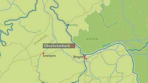 Karte von Oberheimbach (Foto: SWR, SWR -)