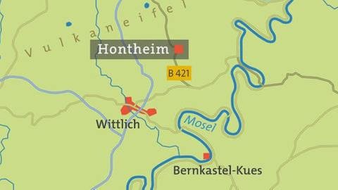 Karte von Hontheim (Foto: SWR, SWR -)