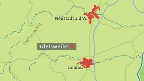 Karte von Gleisweiler (Foto: SWR, SWR -)