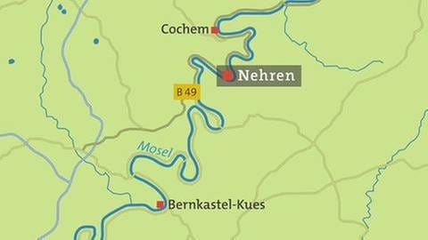 Karte von Nehren (Foto: SWR, SWR -)