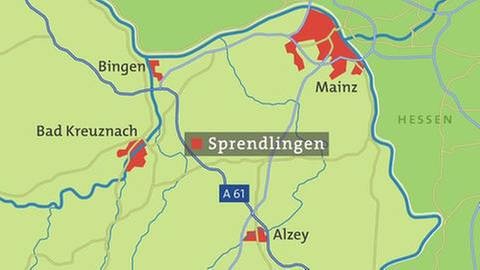Karte Sprendlingen (Foto: SWR, SWR -)
