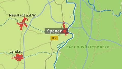 Karte Speyer (Foto: SWR, SWR -)