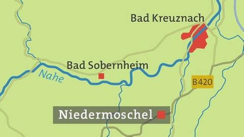 Karte von Niedermoschel (Foto: SWR, SWR -)